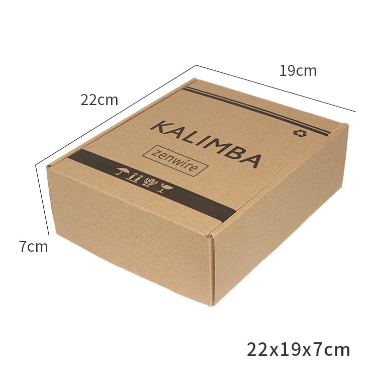 kalimba klawiszowa drewniana brązowa - zdjęcie 10