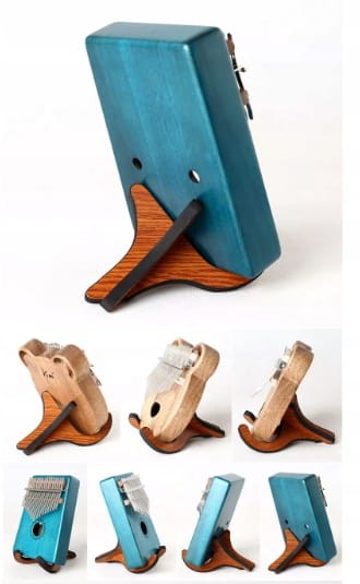 Stojak na Kalimbę Podstawka Stelaż Stand Drewniany - zdjęcie 2