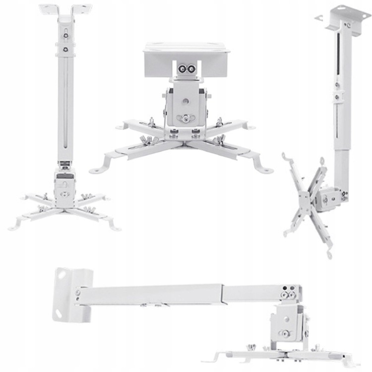 Uchwyt Wieszak do Projektora Rzutnika Zenwire 4w1 Sufitowy Ścienny do 25 kg - zdjęcie 5