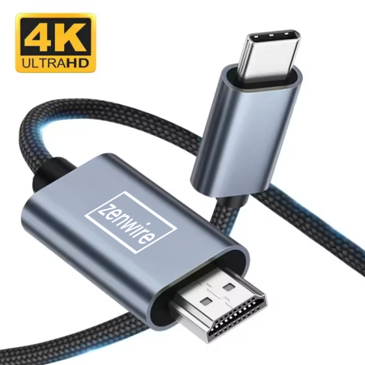 KABEL ADAPTER Przejściówka USB-C 3.1 typ C HDMI 2.0 4K 60Hz MHL 2m Zenwire ZC-3 - zdjęcie 11