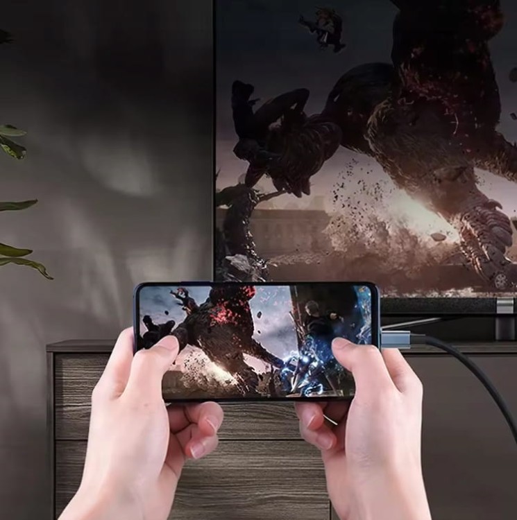 Kabel Adapter Przejściówka USB-C HDMI 4K 60Hz MHL DEX do Telefonu Macbooka Zenwire ZC-3 - zdjęcie 4