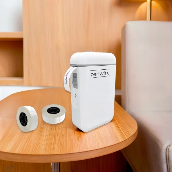 Mini Drukarka Termiczna Przenośna do Etykiet Naklejek Bluetooth USB-C Zenwire TP-110 - zdjęcie 5