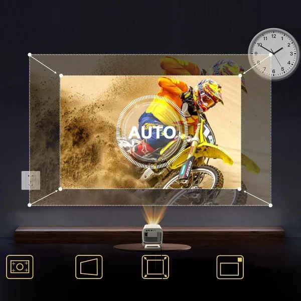 PRZENOŚNY MINI PROJEKTOR Zenwire H8 - zdjęcie 3