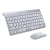 KLAWIATURA I MYSZKA BEZPRZEWODOWA MYSZ ZESTAW USB MINI SLIM do laptopa TV PC - zdjęcie 4