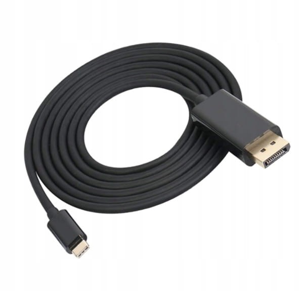 KABEL ADAPTER MHL USB-C DisplayPort 4K 60 HZ 1,8M Thunderbolt 3.0 zenwire - zdjęcie 3