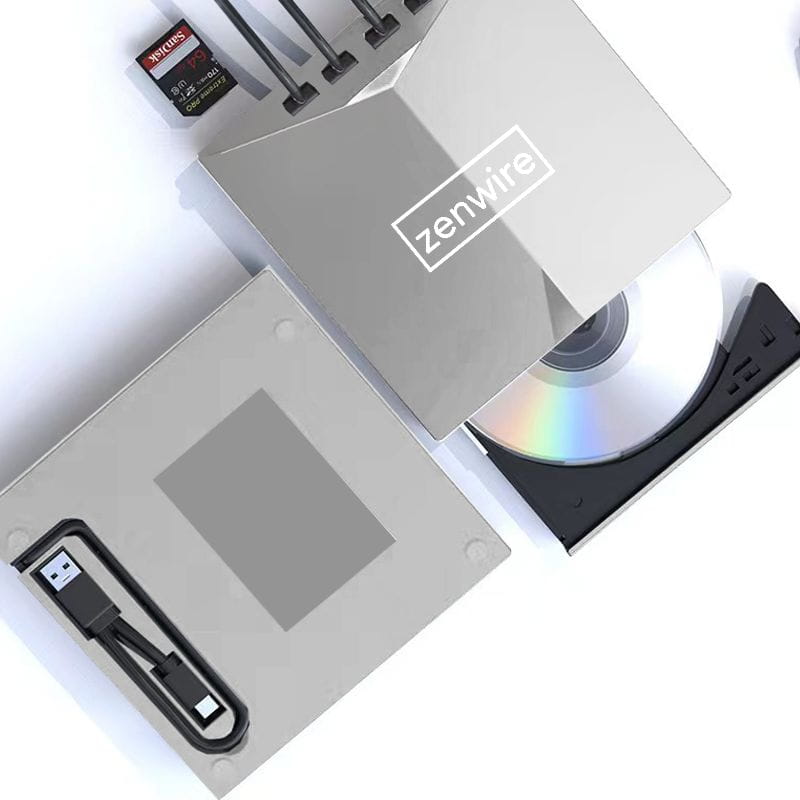 Išorinis diskas CD DVD grotuvas Diskų įrašymo įrenginys