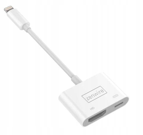PRZEJŚCIÓWKA Adapter AV Lightning HDMI Full HD zenwire - zdjęcie 1